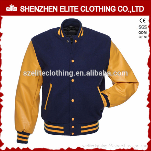 men embroidered custom quilted bomber jacket men 2017